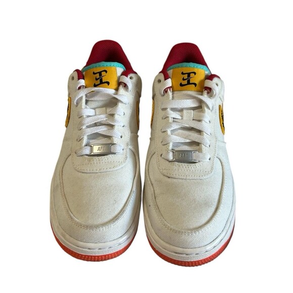 Nike Air Force 1 Low LX Year Of The Tiger White Gold Red DR0148-171 Womens 6.5 - Picture 4 of 13